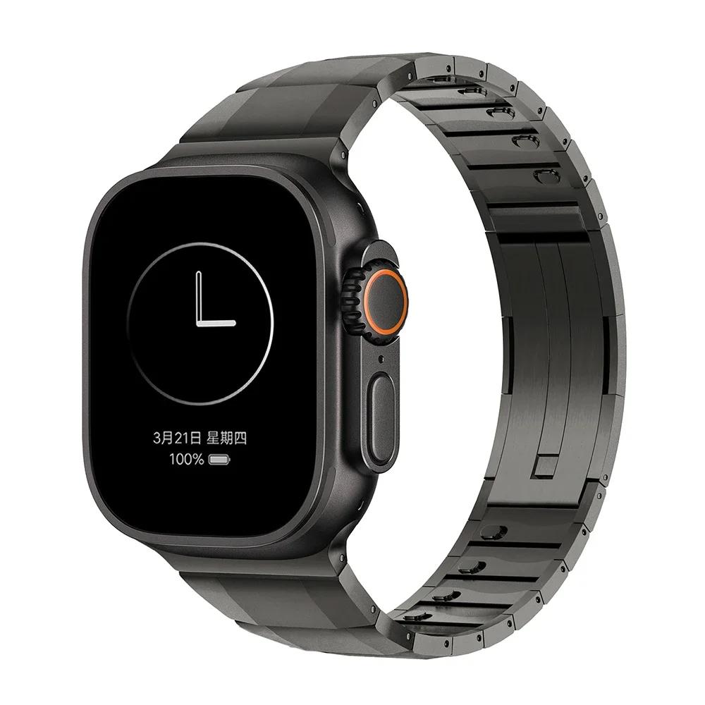 

Stainless Steel Band For Apple Watch Series 10 46mm 42mm Metal Strap Bracelet iWatch 9 8 7 6 5 Ultra2 49mm 45mm 44mm 38 40 41mm 38 40 41 S10-42mm