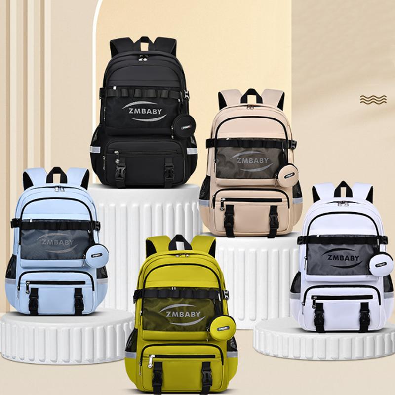 Large Capacity Backpack Student School Bags Children Backpack with Purse High School Kids Waterproof Schoolbags Teenager Bag