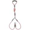 Dog leash Walk dog leash Medium double dog chain Double lead One tow two leads with pet supplies