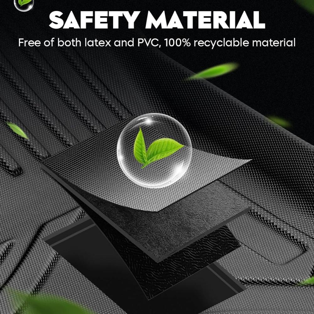 For BYD ATTO3 2025-2025 TPE Floor Mats All-Weather Anti-Slip Waterproof Left-hand Drive Floor Carpets