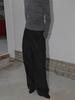 ETMON Double Belt Pintuck Pants, Black