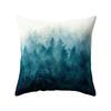 Hongbo 1 Pcs Pillow Case Colorful Oil Forest Painting Mountain Wave Polyester  Pillow Case Sofa Cushion Cover