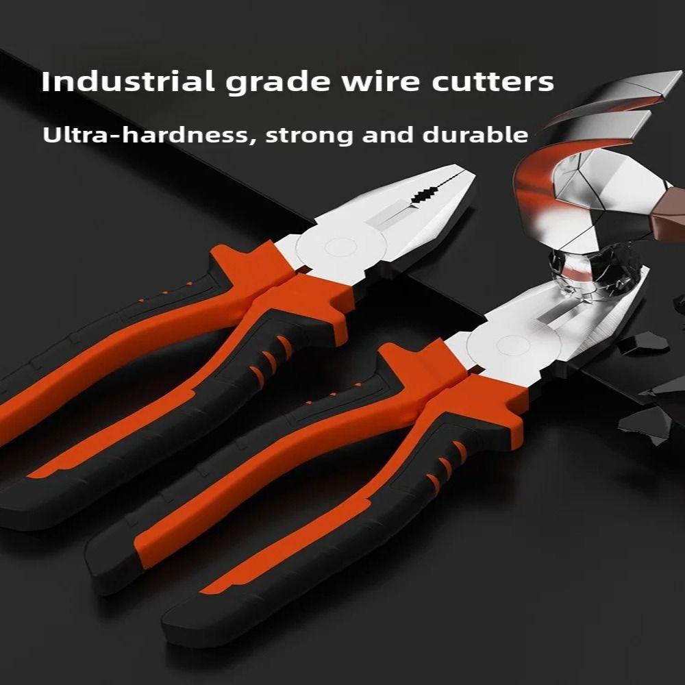 Large Opening Wire Stripping Pliers Cable Cutting Multifunction Hand Tool Metal Wires