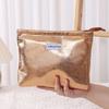 INS Fashion Shining Makeup Bag Organizer for Travel Cosmetics Toiletries for Women Large-capacity Clutch Bag Pouch Waterproof PU