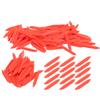2 Bag Rubber Fishing Floats Floating Fish Drift Flat Tail Triangle Buoy Fishing AccessoryM Red