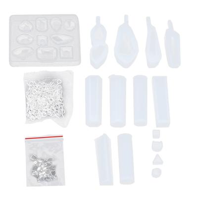 125 Stück Silikonformen Set Leichtes Entformen Komplettes Werkzeug Langlebig Sicher Schmuckform für DIY Schmuckhandwerk Herstellung