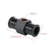 Black Water Temp Gauge Radiator Temperature Water Temp Joint Pipe Sensor Hose Adapter 18MM 20MM 22MM 24MM Interior Parts