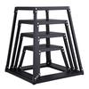 Plyometric Jump Boxes, 12/18/24/30 Inch Plyo Box, Platform and Jumping Agility Box, Anti-Slip Fitness Exercise Step Up Box Set for Home Gym Training,