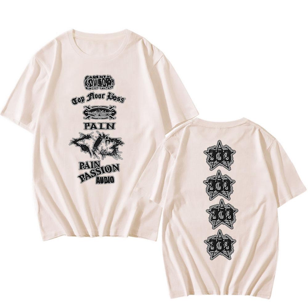 PAIN PASSION AUDIO Destroy Lonely T-shirt Cotton Short Sleeve Male Tshirts Streetwear Unisex Loose Fashion Men Women T Shirt Tee