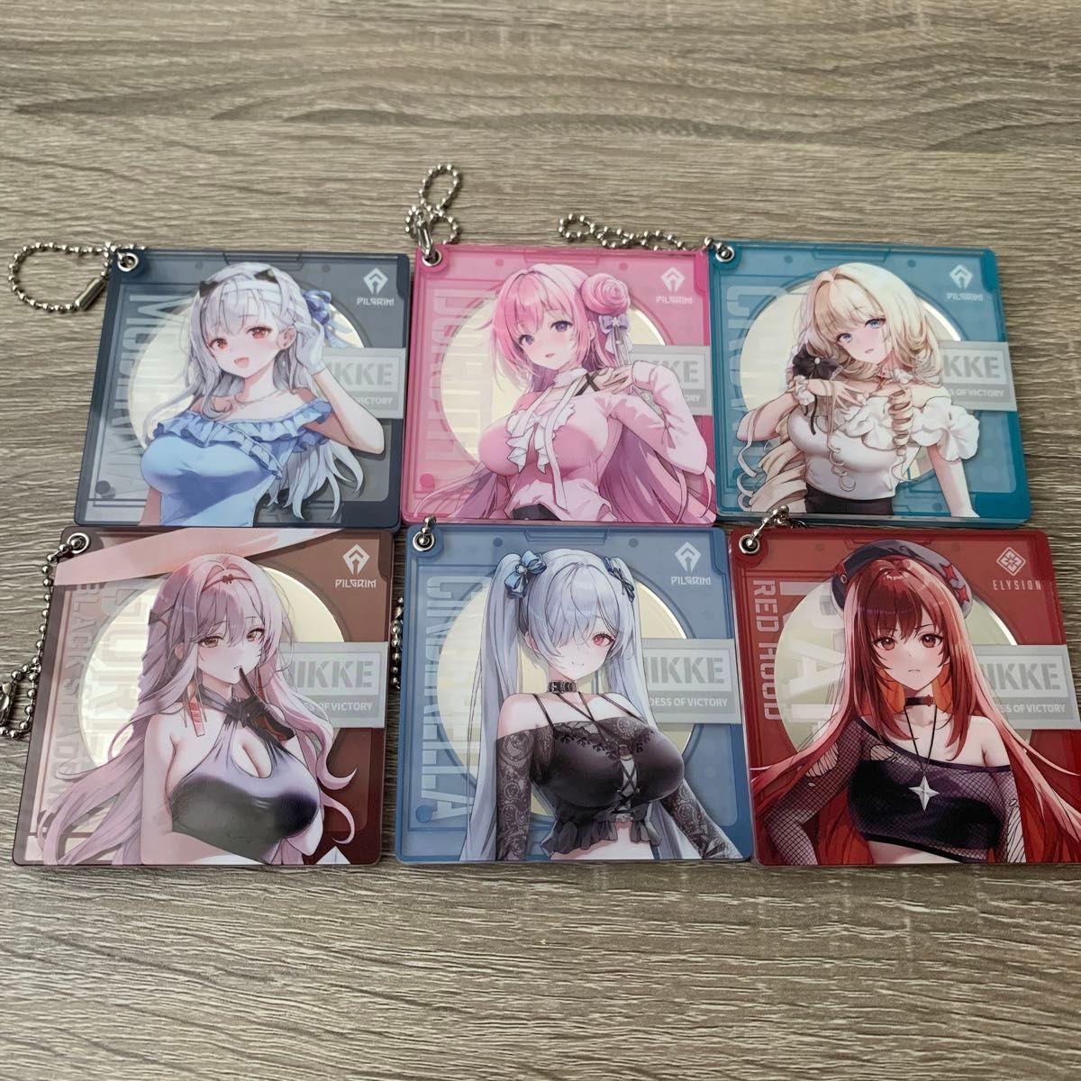 Used Nikke Goddess of Victory Slide Mirror Acrylic Keychain