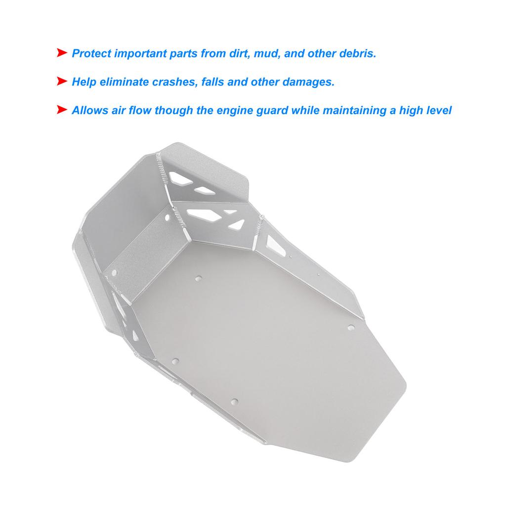 Motorcycle Engine Base Chassis Guard Skid Plate  or Carbon Steel Replacement for   900   GT 2020+(Black )