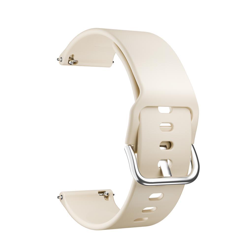 Adjustable Silicone Bands for 20mm Watches Compatible with Galaxy Watch Active 2 S2/S3 GT Series Durable for Sports Daily Wear