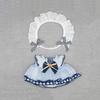 Vestiti per Bambole da 20 cm, Set Carino da Cameriera, Vestito in Peluche di Cotone per Bambole, Costume Kawaii per Peluche da 20 cm, Accessori Fatti a Mano per Bambole