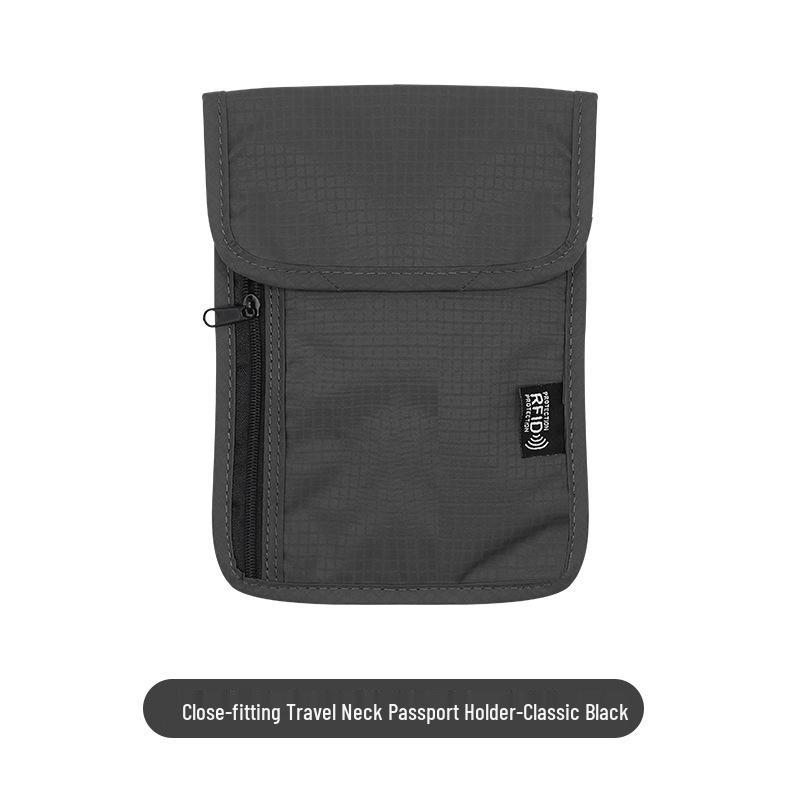 RFID-blokující náprsní taška na pas a telefon s ochranou proti krádeži a stíněním signálu