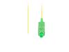 Lanberg SM SC/APC SEMI TIGHT 9/125 G657A1 2M Yellow Fiber Optic Pigtail