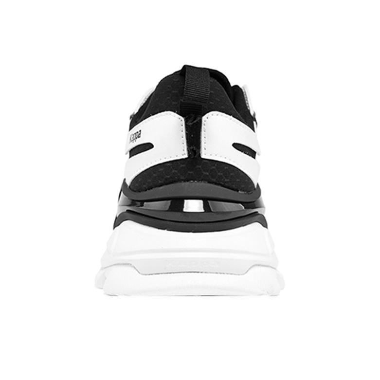 Kappa Fabric Trend Sports Shock Absorption Non-Slip Low-Top Casual Shoes Unisex Sneakers Black White K0AW5MC79-990A