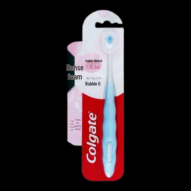 Colgate Ultra-Soft Fluffy Bristle Toothbrush with Sticker