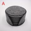 10-teiliges Filz-Schutzpad, Tasse, Anti-Reibungs-Pad, Trennpad, Filz-Set, Pad, Küchenutensilien, nützlich