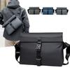Mens Minimalist Business Messenger Bag With Waterresistant Polyester For Daily Office Use