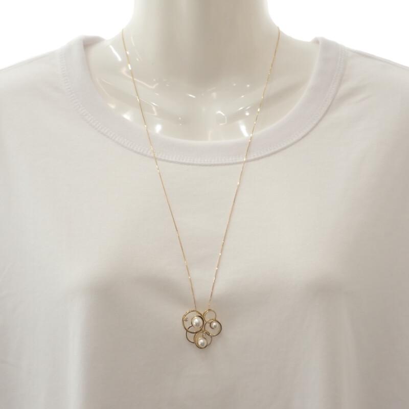 TASAKI P-15340-18KYG Necklace K18 Yellow gold/Akoya Pearl Women