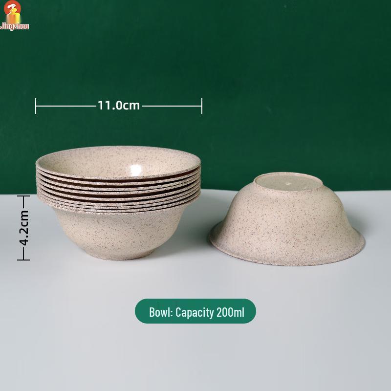 

Jingzhou Degradable Rice Husk Disposable Bowls 200ml