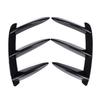 Pair Car Black /Carbon Look Rear Bumper Splitter Spoilers Canard For Mercedes Benz W176 A200 A250 A260 A45 AMG Car Styling