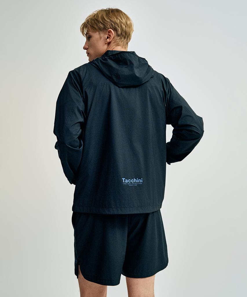 Sergio Tacchini M Comfortcool Lightweight Woven Jacket (Black)