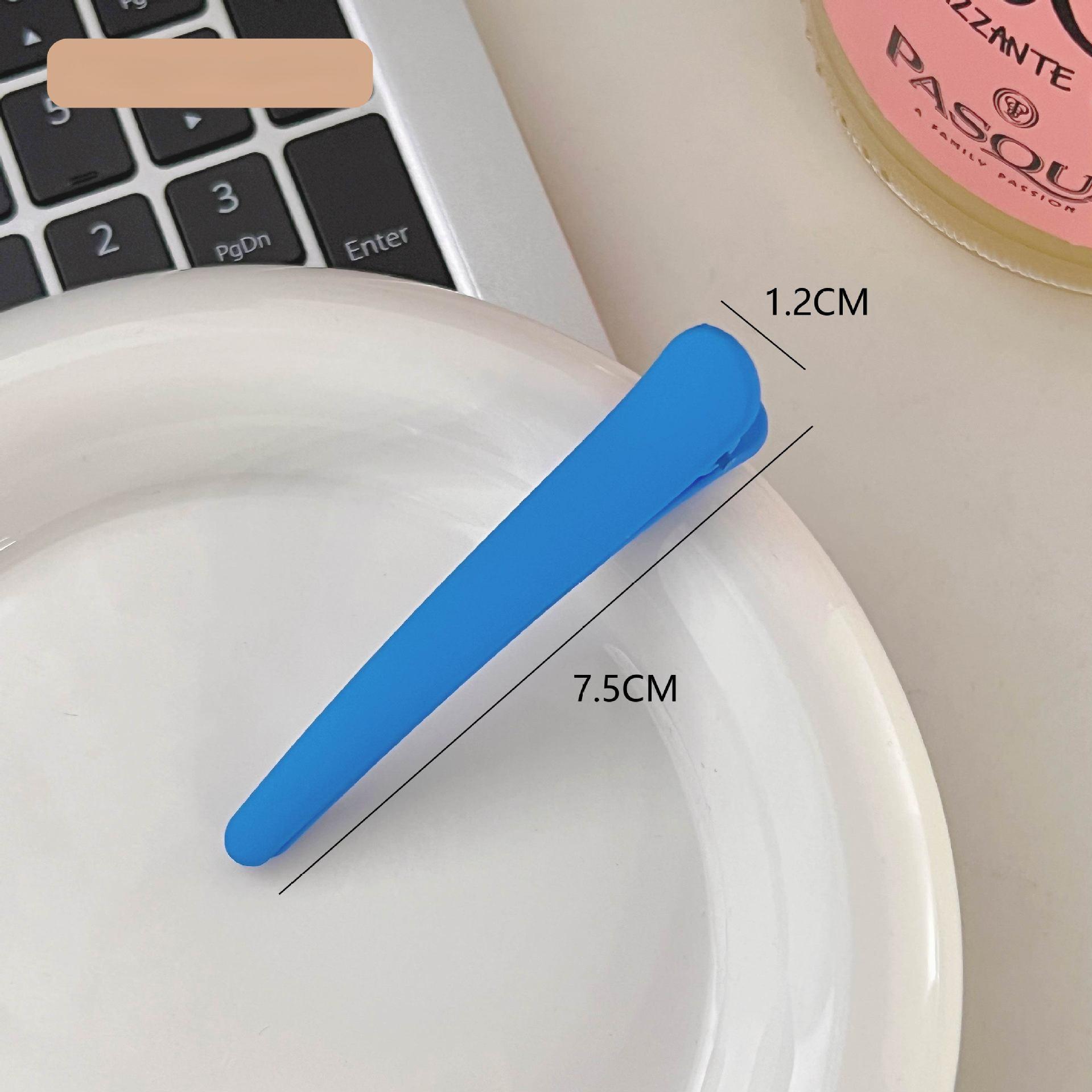 

Заколка для волос Ins Wind, заколка для волос с матовым утиным клювом, заколка для края, заколка для челки, простая женская бесшовная заколка для волос, корейские аксессуары для волос, заколка 7.5*1.2cm