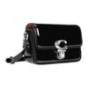 Coach Studio 12 Push Button Closure Adjustable Shoulder Strap Patent Leather Mini Crossbody Bag Women Crossbody Bag Black CE762-LHBLK