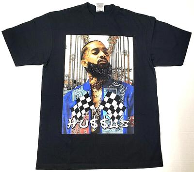 NIPSEY HUSSLE T-Shirt LA Crenshaw Slauson Rap Hip Hop HU$$LE Tee Herren Neu