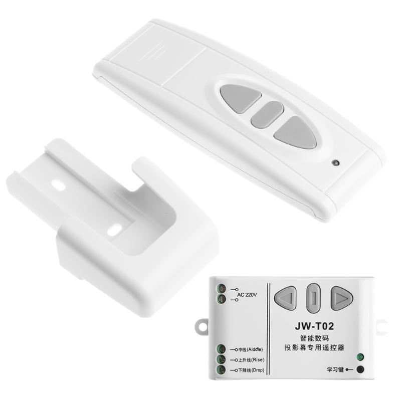 New Projection Screen Wireless Remote Control Receiving Controller Up Down Switch