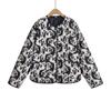 2024 Autumn Women's Cotton Animal Print Jacket - European & American Style Fashion