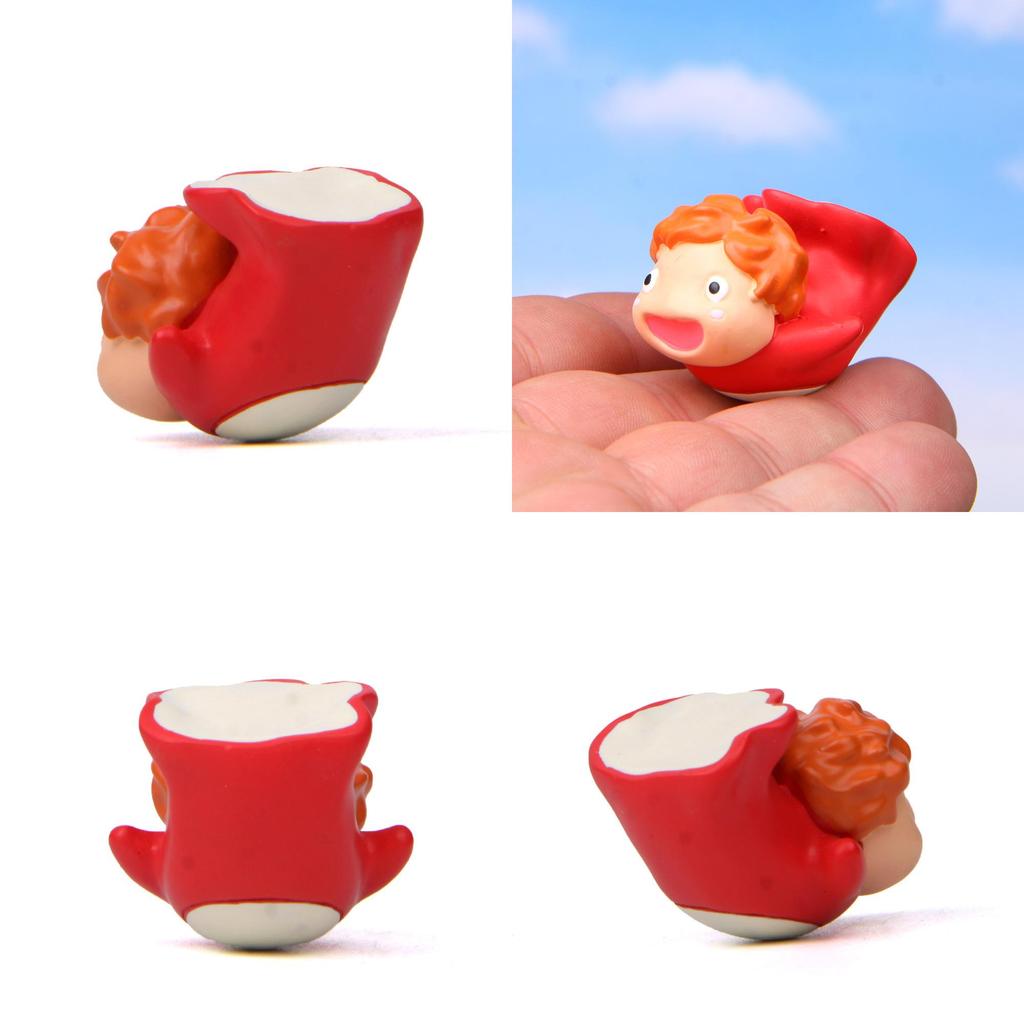 Ponyo Cartoon Goldfish Mini Doll Model Ornament For Home Decor