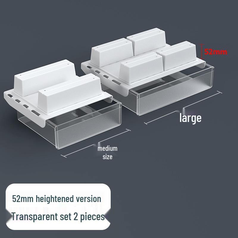 Invisible Under-Desk Storage Drawer for Office Workstation