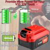 V20 20V Lithium Battery: Replacement for Craftsman 20V CMCB204 CMCB202 CMCB201 Cordless Drill Tools - 6Ah 20 Volt Max Battery Pack