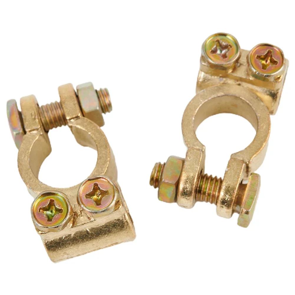 1/2 Pair 12V Leisure Battery Terminals Connectors Clamps Car Van Caravan Motorhome Car Battery Terminal End Clamp Connecto