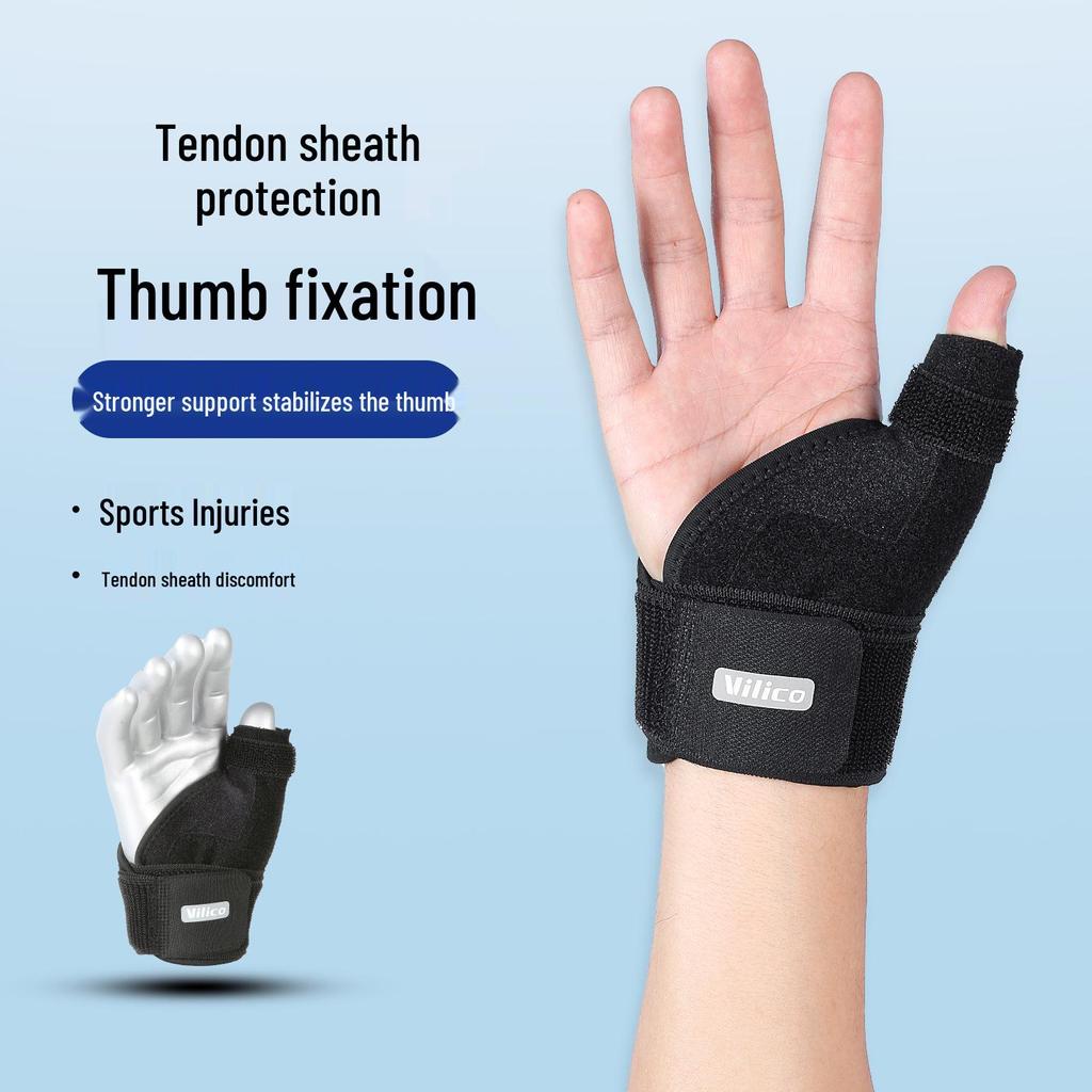 Adjustable Wrist & Finger Support: Breathable Compression Band for Joint Strain & Tendon Sheath Protection
