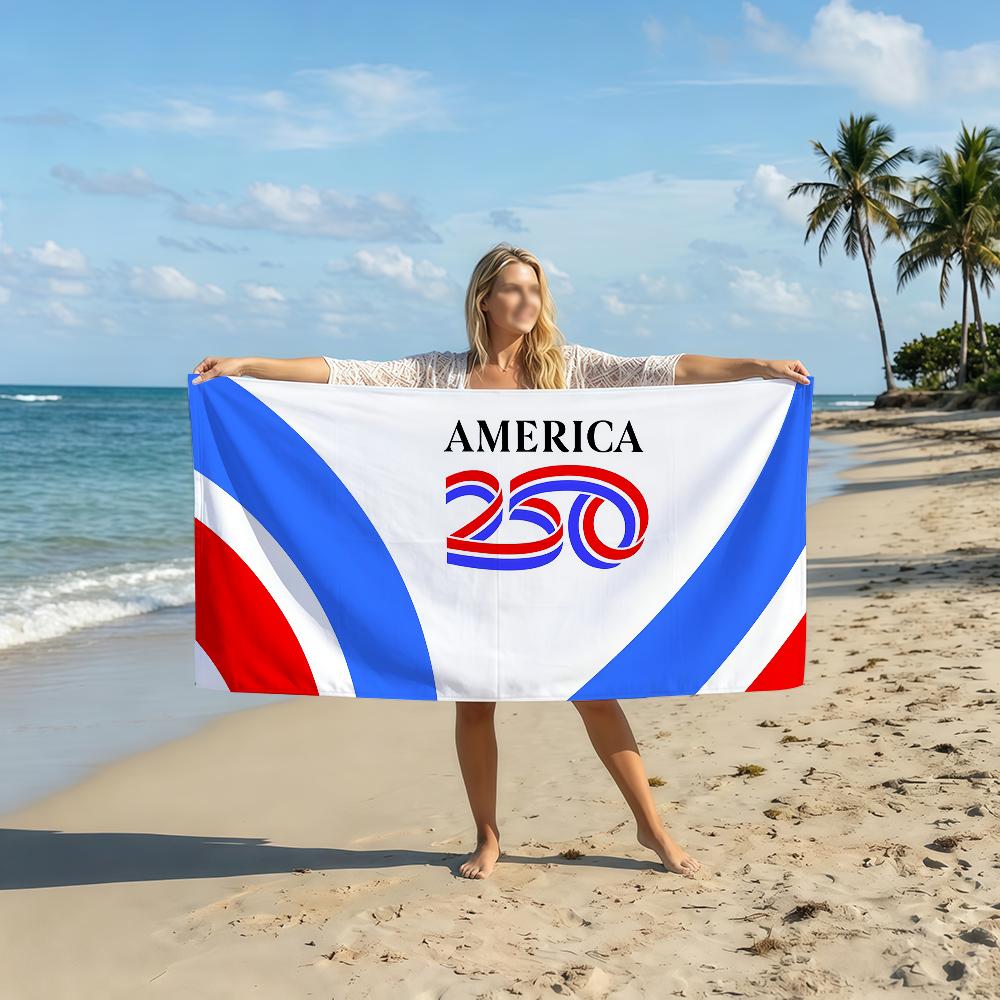 America 250th Anniversary Towel Soft Pool Gift For Travel Gym Shower Camping Quick Dry Sports Beach Towel