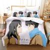 Fashion 3D The Tsuki Ga Kirei Bedding Set Printed Bed Set With Pillowcase Bed Duvet Cover Soft Queen King Size Bedclothes Home