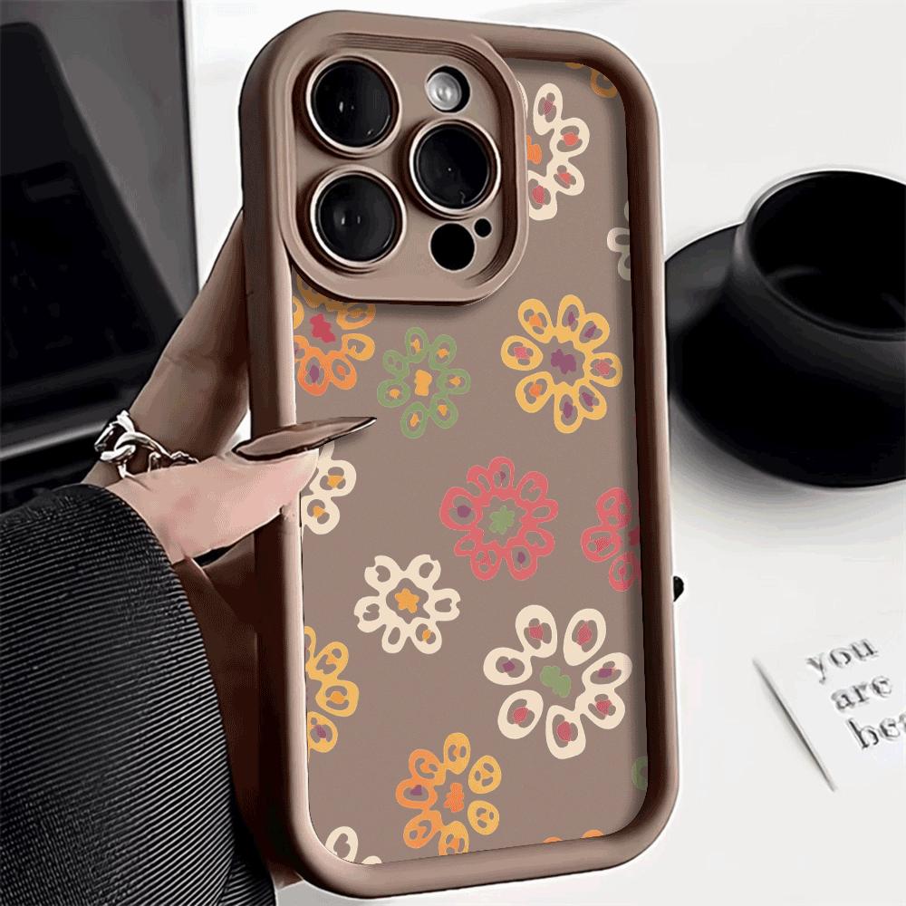 Fashionable Colorful Pattern Shockproof Phone Case for Xiaomi Redmi Note 14/13/12/11/10/ Pro/Plus Raised Camera Protection Cover