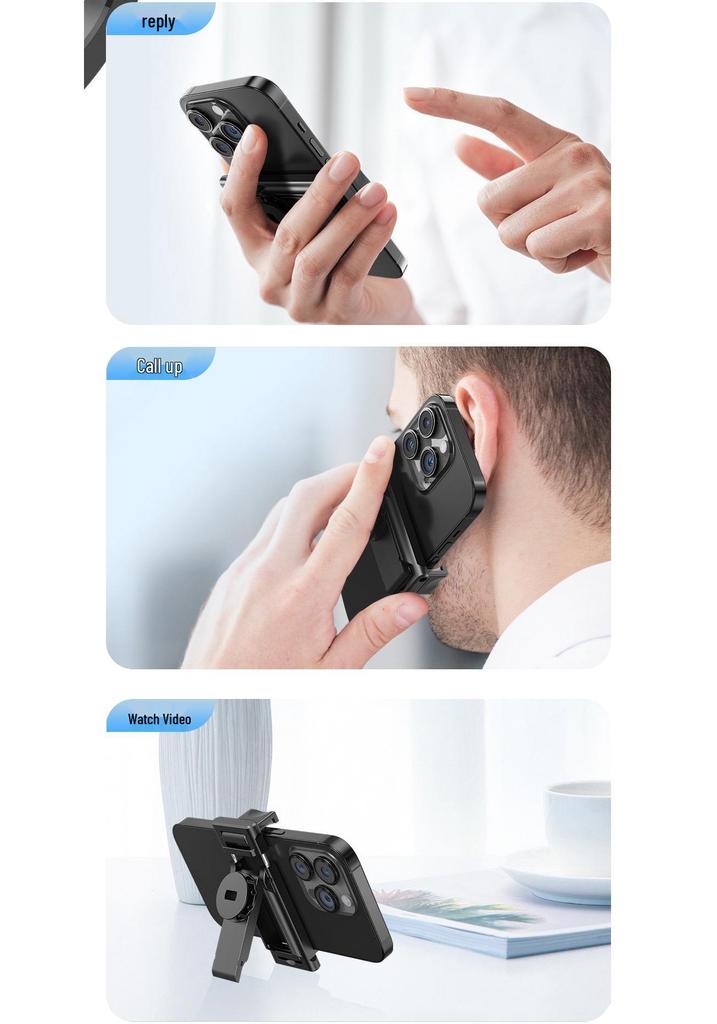 C17 AI Face Tracking Stabilized Quad-Leg Selfie Stick Tripod
