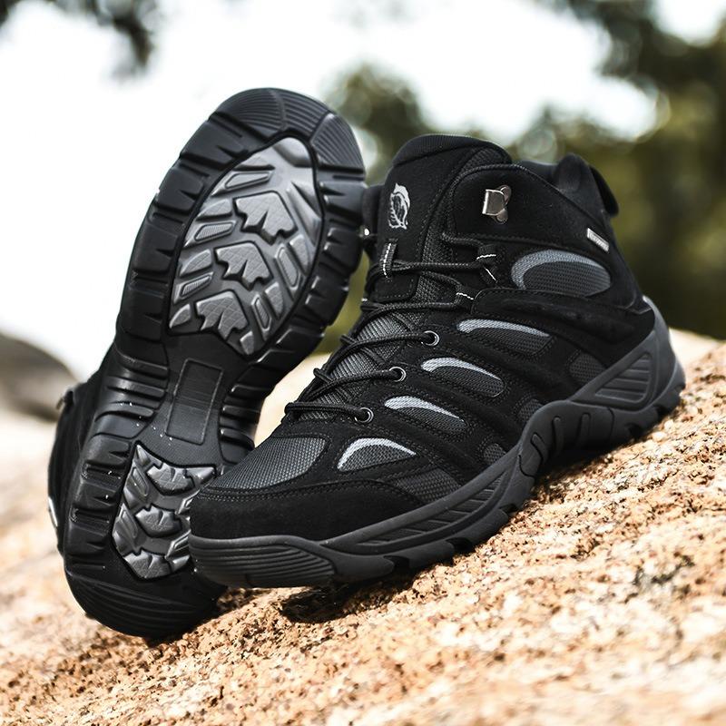 Hiking Shoes Outdoor Men's Shoes Field Training Hiking Military Boots Sports Shoes War Boots Wear-resistant Wear-resistant Non-slip