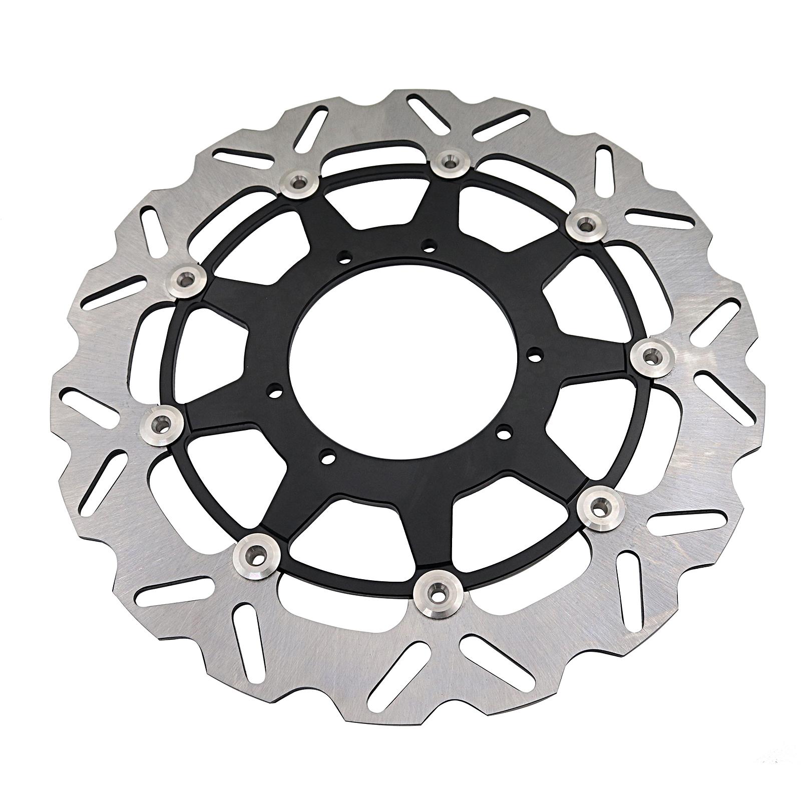 For Honda Motorcycle 320mm Front Floating Brake Disc CR125 CR250 CRF250R CRF450R CRF250X CRF250R CRF450RX CR CRF 2002-2021 2022 320mm Black