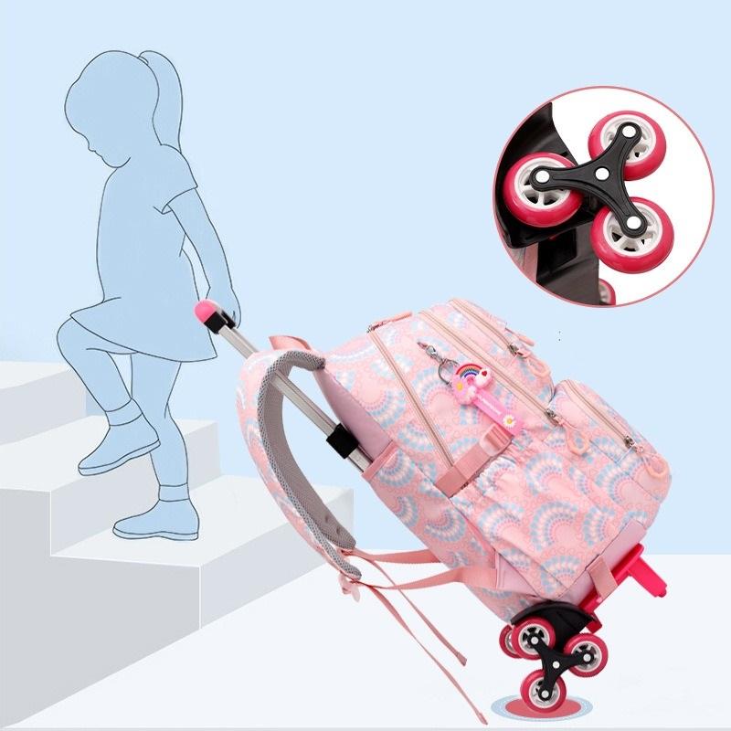 Plecak szkolny na kółkach, plecak studencki, 6 kółek ZRY5159