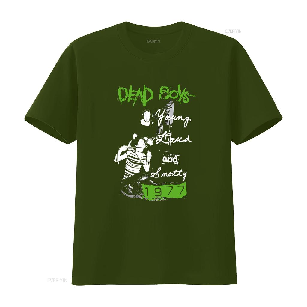 Dead Boys 1977 T Shirt vintage Washed Casual Stylish fashion Stretched Breathable Slightly designer clothes Comfortable graphic
