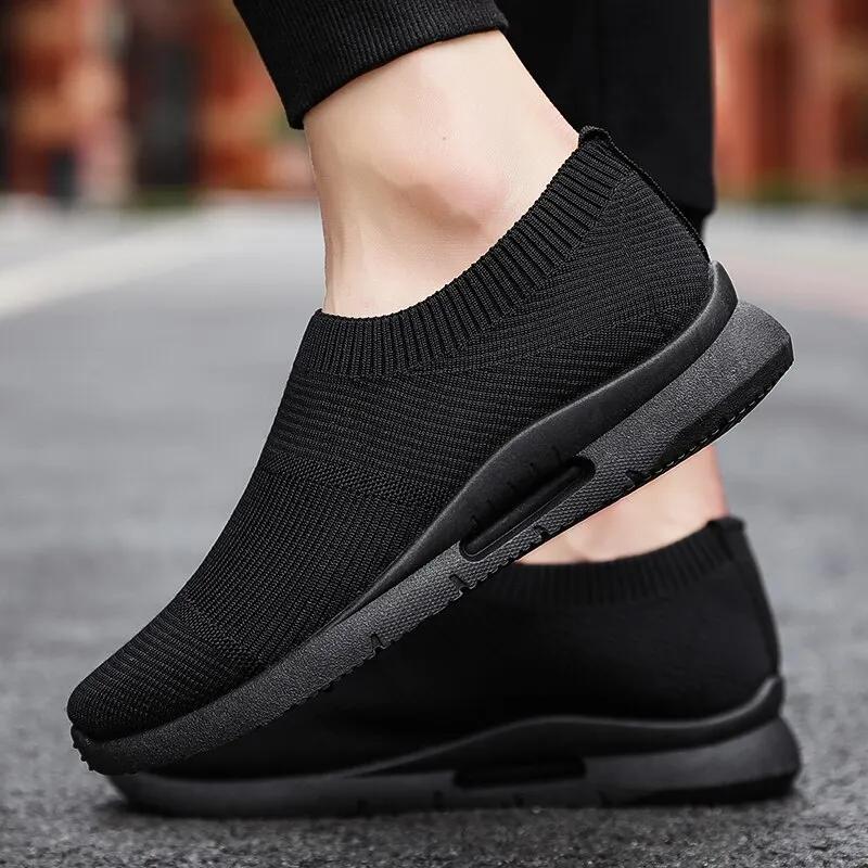2025Womens Light Running Shoes Jogging Shoes Breathable Women Sneakers Slip On Loafer Shoe Momens Casual Shoes Unisex Sock Shoes