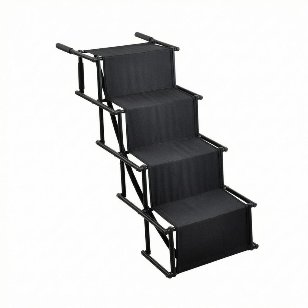 Foldable Pet Stairs Sturdy Stair Ladder Folding Dog Easy to Climb