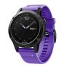For Garmin Fenix 7 Wrist Band Quick Release Silicone Adjustable Watch Strap with Black Buckle