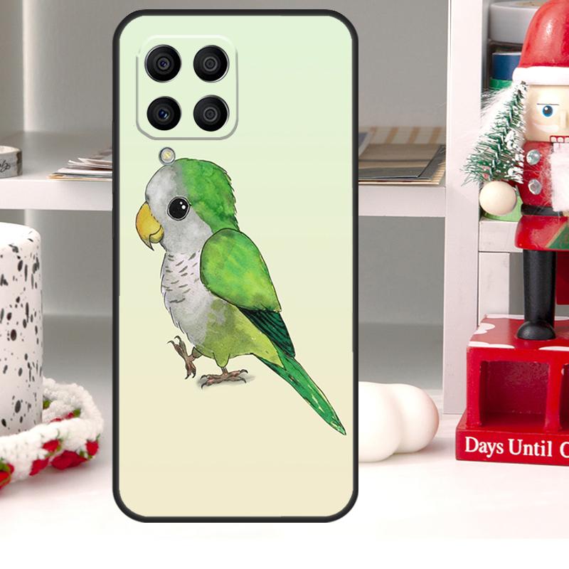 Parrot Bird For Samsung Galaxy M13 M33 M53 M52 M32 M12 M14 M34 M54 M21 M31 M51 M20 M15 M55 M30s Case