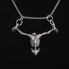 New Design European and American Halloween Punk Style Crucifixion Skull Jewelry Necklace Pendant